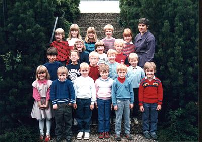 Kl.1b 1985/86 - mit Frau Müller