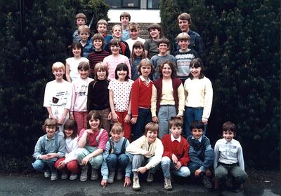 Kl.4 1984/85 - mit Herrn Winands
